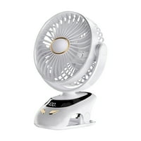 Giligiliso Prodaja mini isječka ventilator, prijenosni miran ventilator, pametni digitalni displej,
