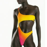 Sdjma ženski bikini kupaći kostimi prednji križ čipke žene Ljeto modni čvrsti tie-boje šuplji rezervoar