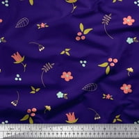 Soimoi pamučne kambrijske tkanine bobice, lišće i cvjetna umjetnička ispis tkanina sa širokim dvorištem