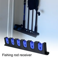 Bobasndm Držač za ribolov horizontalni tier ABS stalak za zidnu montažu za puštanje garaže