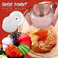 Mnycxen suši proizvođač krofna Početna DIY KIDS RICE Bento Sushi Maker Okrugli kalup za rižu