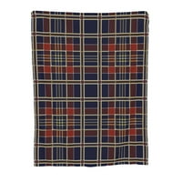 Plastirani tartan škotski bacajte pokrivač, super mekane pokrivače od flanela protiv pljuštanjaka, 60 x50