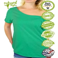 Neugodni stilovi Uživajte u kalifornijskoj majici na ramenu Ženska Kalifornija Baggy majica Cali Pokloni