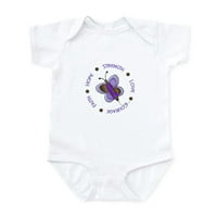 Cafepress - nada hrabrost leptir EC novorođenčad - beba svjetlo bodi, veličina Novorođenčad - mjeseci