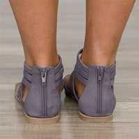 Leey-World Wedge Sandale za žene Ženske sandale za klinove gležnjevi otvor za cipele za cipele sa sandalom Bohemia Udobna platforma na otvorenom cipele