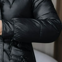Žene sa kapuljačnim zatvaračima sa čvrstim srednjim i dugoročnim labavim jakne za dugih rukava s dugim rukavima