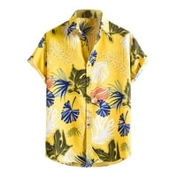 Cuoff Havajski odjeća za odmor Proljeće i ljeto Muška majica na plaži Havajska cvijeća kratkih rukava