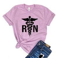 Registrovana medicinska sestra Nurse Nursing Tee ženske majice RN Thirt Stetoskop majica Majica Studentski poklon