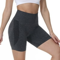 Plus biciklističke kratke hlače Ženske hlače Side Fitness vježba tri boda joga kratke hlače Žene Yoga kratke hlače sa džepovima slatke