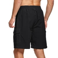 Sayhi Muške sportske kratke hlače prugaste jogging dno ljetne trenere sa džepovima Elastične hlače zvijezda