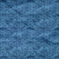 Onuone pamučni poplin Twill Srednje plave tkanine Batik šivaći zanatske projekte Tkanini otisci sa dvorištem širom