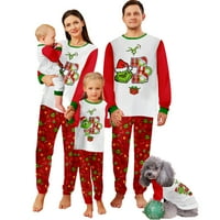 Grinch Porodica koja odgovara Božićne pidžame postavljeno za odrasle i djecu Sleep odjeća Grinch Santa
