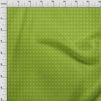 Onuone pamuk poplin zelena tkanina Mali motiv Bandhani tkanina za šivanje tiskane zanatske tkanine pored