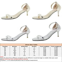 WAZSHOP Women Haljina Sandal Slingback Cipele za gležnjeve HIGHNE RELA Sandale Lagane stiletto pumpe