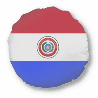 Paragvaj Nacionalna zastava Južna Amerika Zemlja okrugla Bacanje Jastuk za uređenje doma