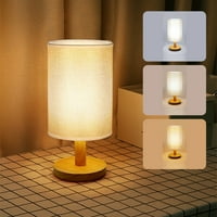 SRSTRAT stolna svjetiljka za spavaću sobu za spajanje lampica sa okrugle lanene tkanine za dnevnu sobu