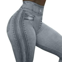 Yoga gamaše za ženske pantalone dužine gležnja za trčanje sportskih struka Fitness tajice joga hlače