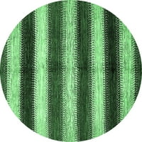 Ahgly Company u zatvorenom okruglom sažetkom Smaragdno zeleni modernim prostirkama područja, 7 'runda