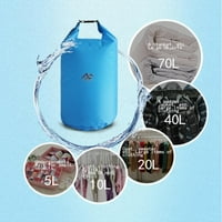 Plutajuća vodootporna suha torba 5L 10L 20L 40L 70L, kotrljana vršna vreća drže opremu za sušenje zupčanika