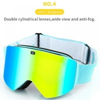 Unise Podesive skijaške naočale UV zaštita Vjetrootporna naočala za prašinu za prašinu za snowboard