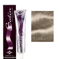 12hla - Visoko podizanje pepela satenska kosa - ultra živopisne modne boje, skalpa za kosu Ljepota W SleekShop 3-inča četka