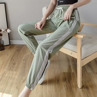 Žene Ležerne sportske hlače Side Mrežne tanke poslovne casual pantalone za žene Print ženske hlače Ležerne