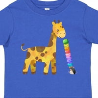 Inktastične žirafe i štakore prijatelji sa sladoledom poklon dječaka malih majica ili majica mališana