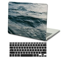 Kaishek Hard Case kompatibilan MacBook Pro 14 - m2 + crna poklopac tastature, cvijet 1019