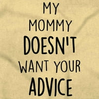 Smiješna mama ne želi vaše savjete za romper dječake ili djevojke novorođenčad beba Brisco marke 24m