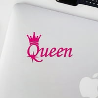 Prozirne naljepnice naljepnica kraljice krune premium vodootporne vinilne naljepnice za laptop telefon