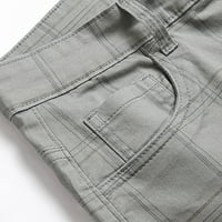 Muške hlače tanke pruge casual pantalone prugaste kaidne pantalone s tankih hlača sive s