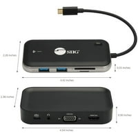 Bežični USB-C Video Hub Extender 1080p, stopala