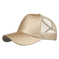 MAFYTYTPR Ljetni sunčevi šeširi za žene, unise muškarci Žene Sequin Beavebal Cap HIP hop šešir sunčani