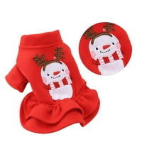 Dog božićna suknja Predivan snjegović kućni ljubimci za kućne haljine za kućne ljubimce