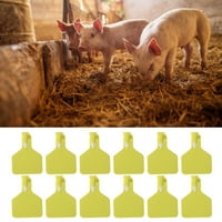 Oznaka za uši, bez riječi svijetla boja jednodijelna oznaka za uši za životinje, za alat za životinje Alat za životinje Farma L: 11.3x, m: 8.1x, S: 5,9x