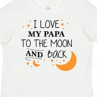 Inktastic Volim svoj tata do Mjeseca i nazad poklon dečko majica malih majica ili devojke za mališana