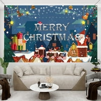 GiyBlacko božićna zabava Baner božićni baner pokrivač tapiserija pozadina viseći pokrivač