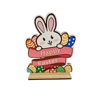 Virmaxy popust Uskrs za obrt Drko DRVENE DEKORACIJE Desktop ukrasi Dekoracije zanata za ruke Bunny