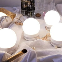 Vanity Svjetla, Hollywood Style LED ogledalo Zivna svjetla s podesivom bojom i svjetlošću svjetlosne žarulje, USB kabl, bijeli