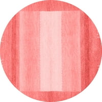 Ahgly Company u zatvorenom okruglom sažetkom Crvene moderne prostirke, 7 'okruglica