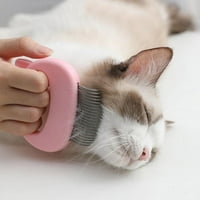 KERNELLY PET masažna četka u obliku ljuske u obliku masaže za kućne ljubimce za masažu za uklanjanje labavih dlaka samo za mačke