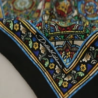 Dolce Gabbana Multicolor DG tiskani kvadratni maramički šal svile
