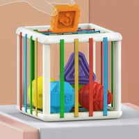 Yoone Set Cube Toy višebojna prepoznatljivost boje Plastična kockica za rođendu za rođendan GI