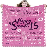 Sretan rođendanska tema Flannel bacanje pokrivač za rođendan poklon za dječake Djevojke kćer sin Ljubav