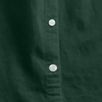 Šumyyashe ženske pamučne posteljine casual pune dugih rukava bluza s dugim majicama prema dolje vrhovi ženske majice