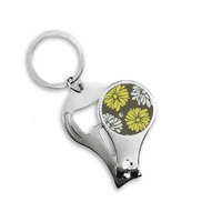 Cvjetni žuti Chrysanthemum cvijet za nokte za nokte na noktima Ključ za ključeve