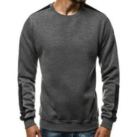 Hanas Muška odjeća evropska muška flena džemper rupan boja blokiranje boje ličnosti Sportski džemper
