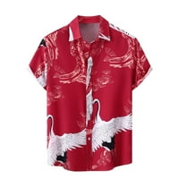 Muška havajska plaža Aloha košulje Trendy Ljeto kratki rukav casual gumb prema dolje grafičke majice
