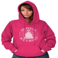 U pizzi smo smiješna hrana pun hoodie dukserirt ženske muškarce Brisco brendovi m