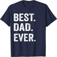Drvo najbolji tata ikad majica smiješni dan oca poklon muž muž majica